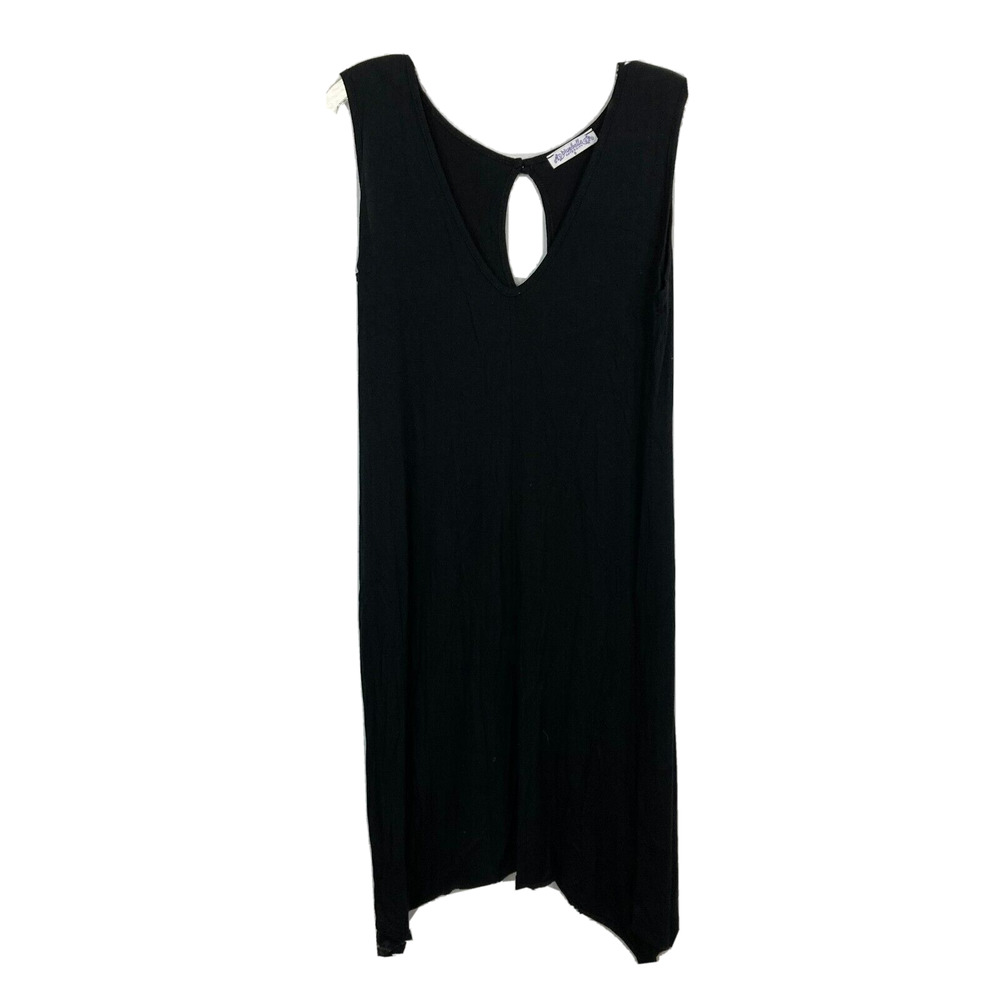 BlueBell Maternity Romper Womens‎ Sz 8 Black Jersey Sleeveless V Neck Stretch